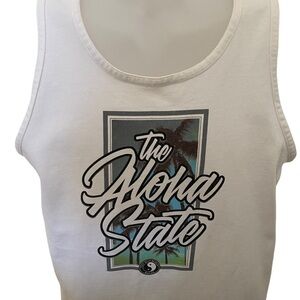 T&c Surf Designs Hawaii “The Aloha State” Tank Top Men S Small